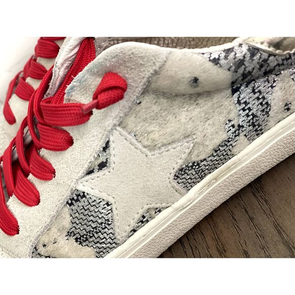 Steve Madden Star Court Philosophy Sneaker Women's Size 7.5 M Textile Cowhide - Picture 13 of 16